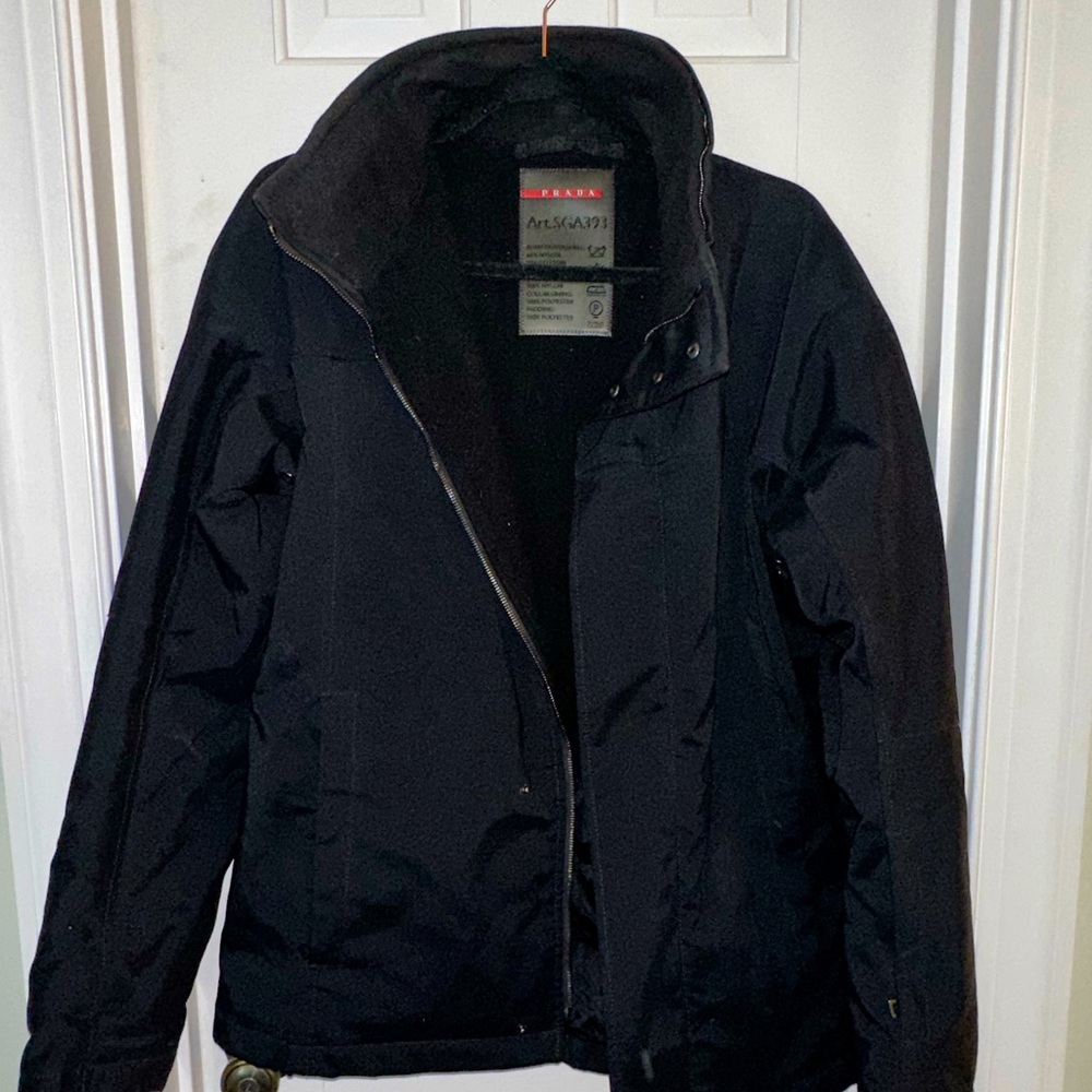 Large Prada Black Utility Jacket